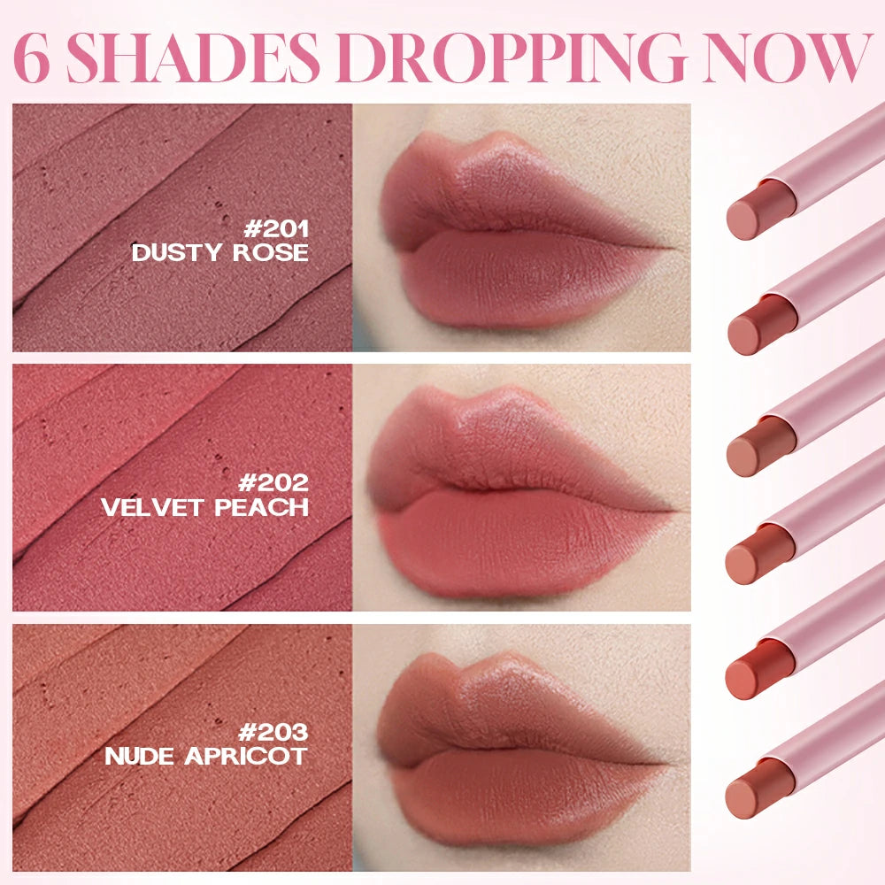 CHIC.PEAK SUPER STAY DOUBLE-END LIP STICK & LIP LINER-#CINNAMON LATTE