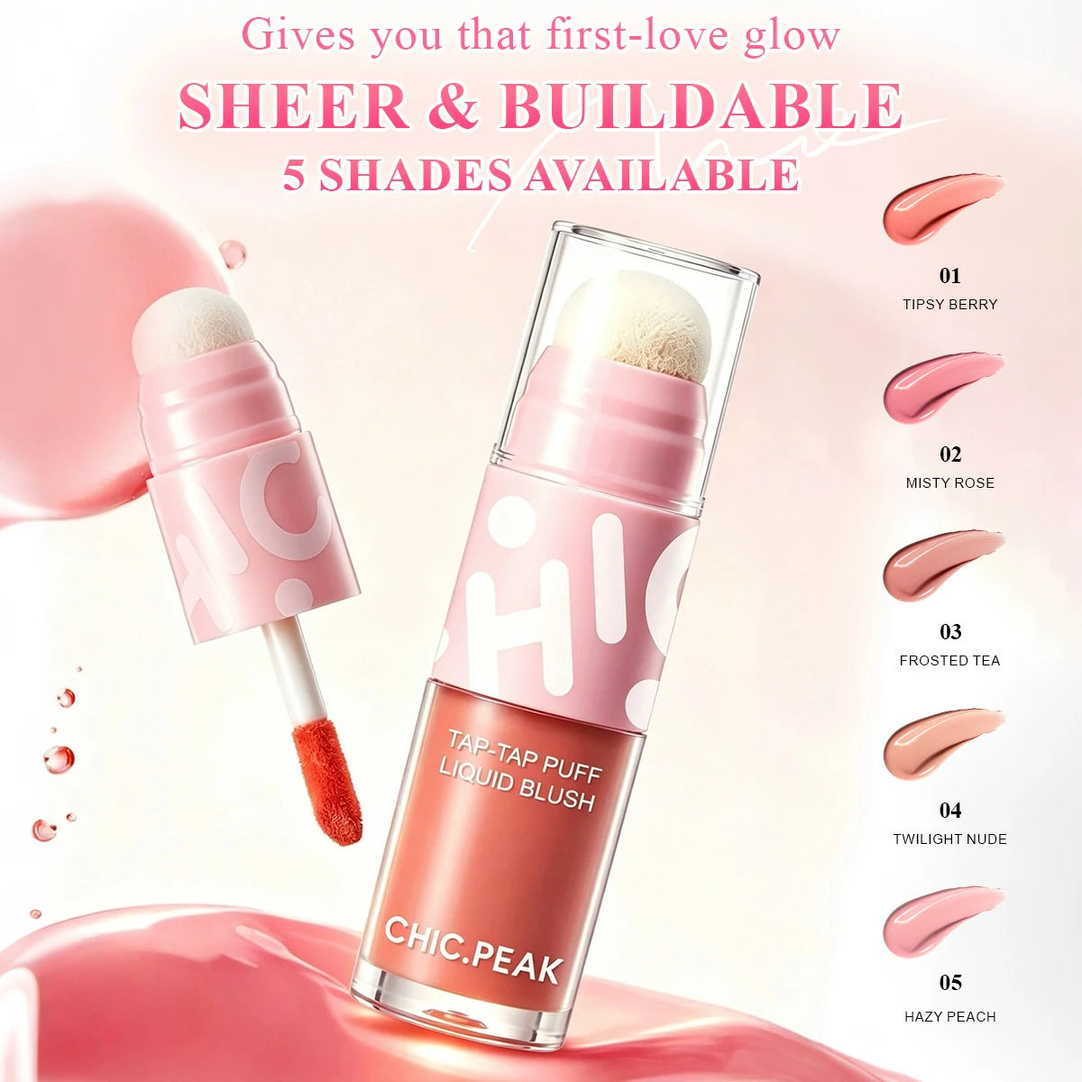 CHIC.PEAK SUPER STAY DOUBLE TOUCH LIP GLAZE