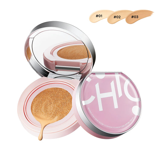 CHIC.PEAK SUPER STAY SKIN GLOW CUSHION FOUNDATIONS SPF50+ PA+++