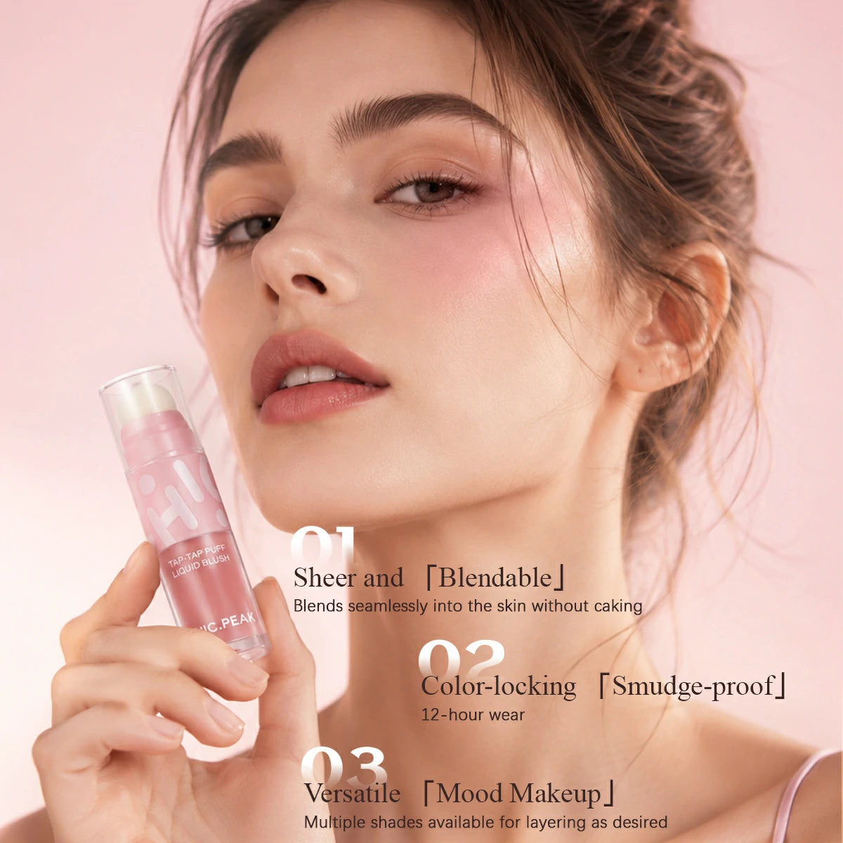 CHIC.PEAK SUPER STAY DOUBLE TOUCH LIP GLAZE