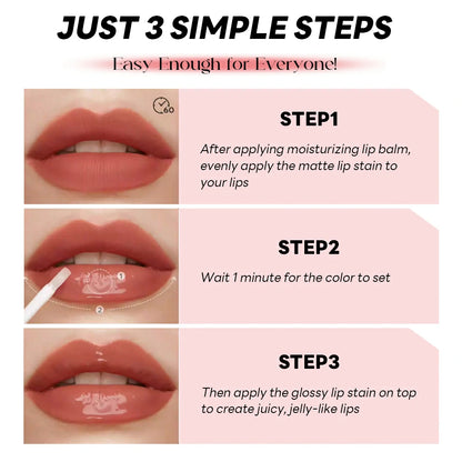 CHIC.PEAK MATTE & SHINE LIP GLAZEALL-DAY WEAR