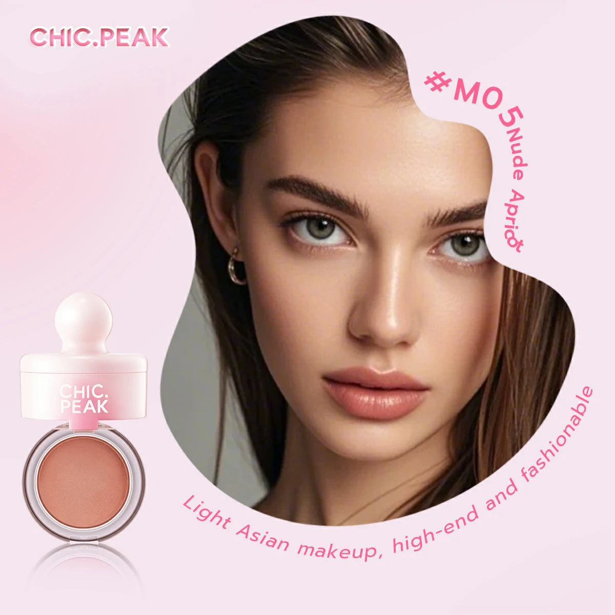 CHIC.PEAK TAP-TAP CLOUD VELVET BLUSH MUD